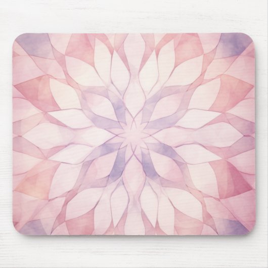 Tapis De Souris Kaleidoscope rose (Devant)