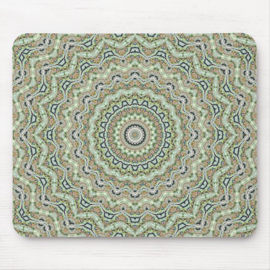 Tapis De Souris Kaleidoscope vert (Devant)