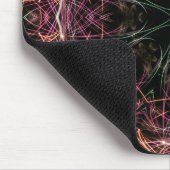 Tapis de souris kaléidoscope Web de couleur (Coin)
