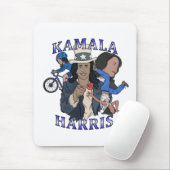 Tapis De Souris Kamala Harris Bootleg Rap (Avec souris)