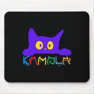 Tapis De Souris Kamala Harris Funny Chat Lettres Typographie Alpha