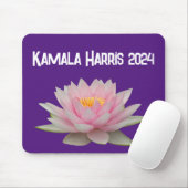 Tapis De Souris Kamala Harris Lotus 2024 (Avec souris)