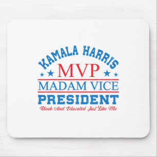 Tapis De Souris Kamala Harris Mvp Madame La Vice-Présidente Black 