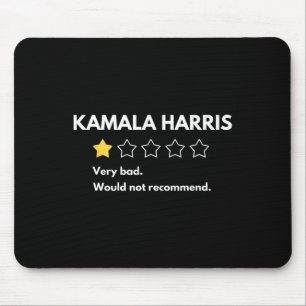 Tapis De Souris Kamala Harris Une 1 évaluation par étoile Très mau