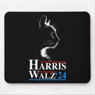 Tapis De Souris Kamala Harris Wheimer 2024 Cat Funny Vp Vice Presi