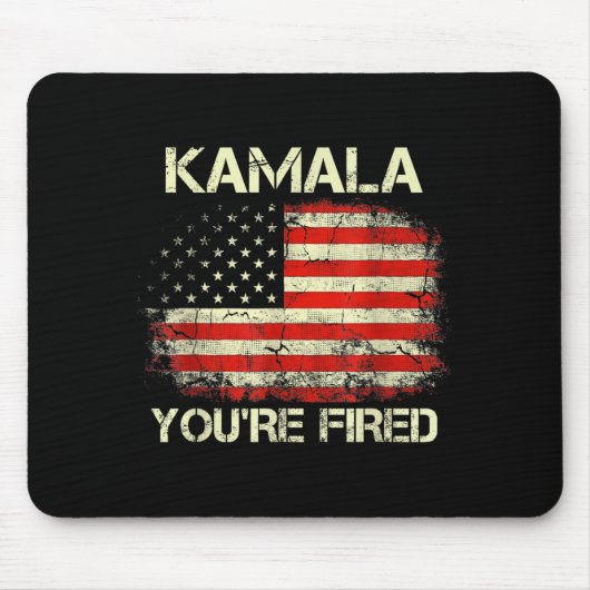 Tapis De Souris Kamala You're Fired Funny Anti Kamala Harris Elect (Devant)