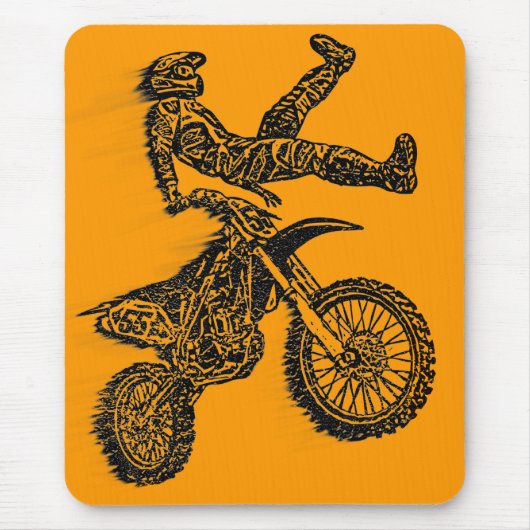 Tapis De Souris Kamikaze de Moto (Devant)