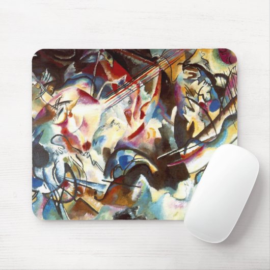 Tapis De Souris Kandinsky Composition Abstraite VI (Avec souris)