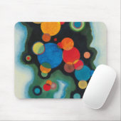 Tapis De Souris Kandinsky Deepened Impulse Abstract Oil on Canvas (Avec souris)