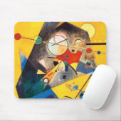 Tapis De Souris Kandinsky Harmonie calme Art Abstrait (Avec souris)