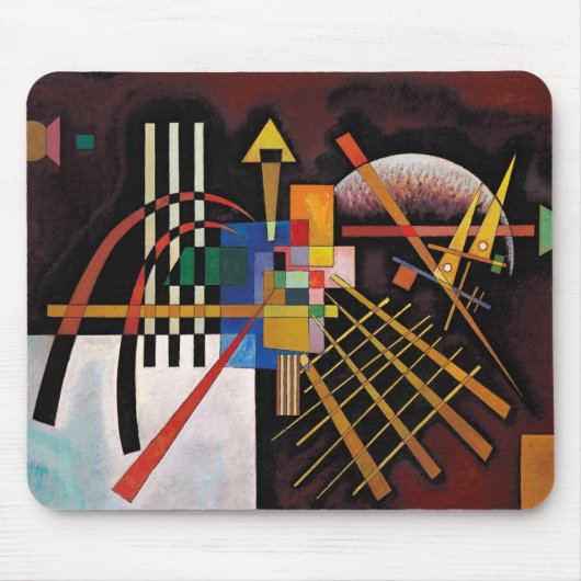 Tapis De Souris Kandinsky peinture Abstraite oeuvre classique (Devant)