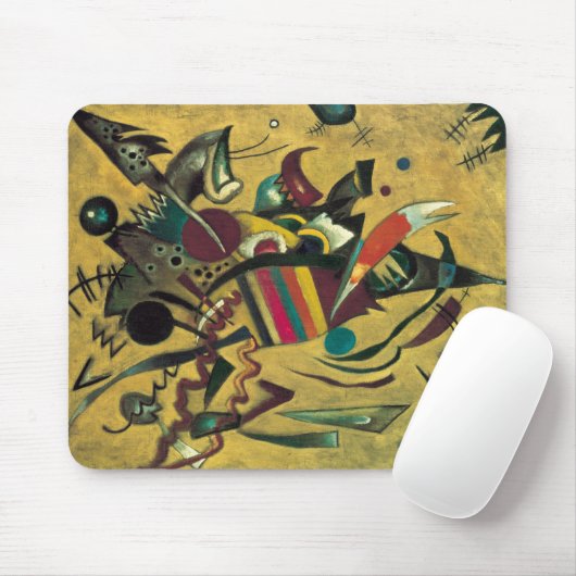 Tapis De Souris Kandinsky Points Peinture en toile Abstraite (Avec souris)