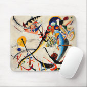 Tapis De Souris Kandinsky - Segment bleu (Avec souris)