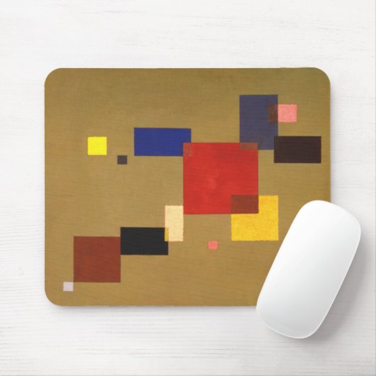 Tapis De Souris Kandinsky Treize Rectangles peinture Abstraite (Avec souris)