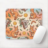Tapis de souris Kangaroo Koala Outback (Avec souris)