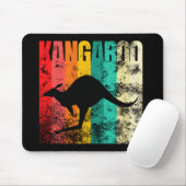Tapis De Souris Kangaroo Retro (Avec souris)