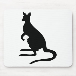 Tapis De Souris Kangaroo Silhouette