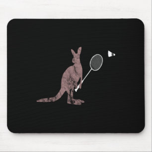 Tapis De Souris Kangaroos Dminton Australie Marsupiaux rebondissan