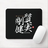 Tapis De Souris Kanji - honnête et solide - (Avec souris)
