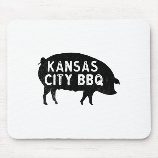 Tapis De Souris Kansas City Pig Bbq (Devant)