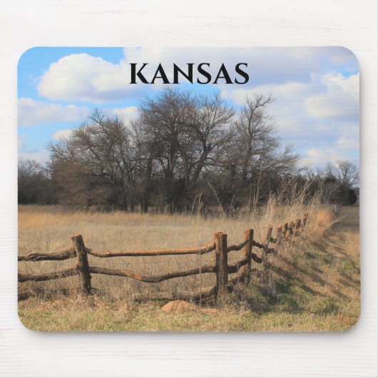 Tapis De Souris Kansas Country Side Paysage Souris Pad (Devant)