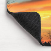 Tapis De Souris Kansas Souris de Noël Sunset Pad (Coin)