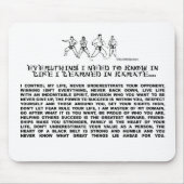 TAPIS DE SOURIS KARATE (Devant)