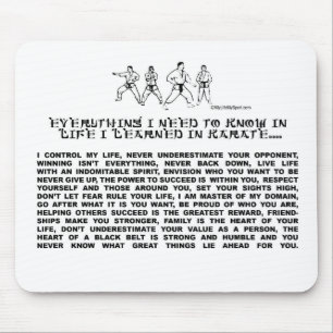 TAPIS DE SOURIS KARATE