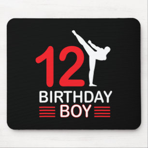 Tapis De Souris Karate Anniversaire Tee Boy Cadeau Enfants Taekwon