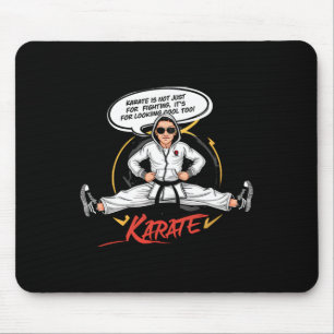 Tapis De Souris Karate Cool Drôle Arts Martiaux Dessin Animé Art