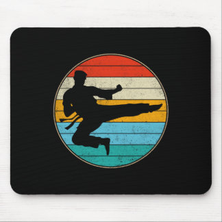 Tapis De Souris Karate - Funny Taekwondo Coach Retro Style Vintage