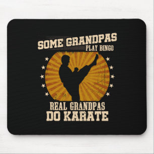 Tapis De Souris Karate Grandpa Shirt - Real Grandpas Do Karate