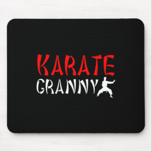 Tapis De Souris Karate Granny Fière Karate Granny Grandma 1