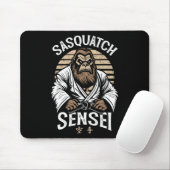 Tapis De Souris Karate Guerrier Légende Sasquatch Sensei Bigfoot M (Avec souris)