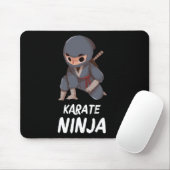 Tapis De Souris Karate Ninja Boy Funny Arts Martiaux Sports (Avec souris)