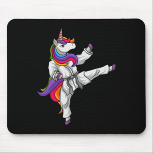Tapis De Souris Karate Unicorn ceinture noire Japonais Arts Martia