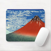 Tapis De Souris Katsushika Hokusai - Vent Fin, Matin Clair (Avec souris)