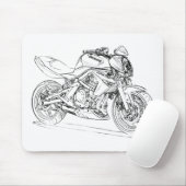 Tapis De Souris Kaw ER6n 2008 (Avec souris)