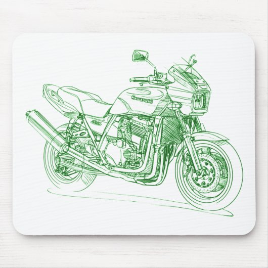 Tapis De Souris Kaw ZRX 1200 (Devant)