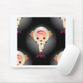 Tapis De Souris kawaii aries (Avec souris)