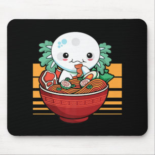 Tapis De Souris Kawaii Axolotl Ramen Japonais Anime Cadeau Enfants
