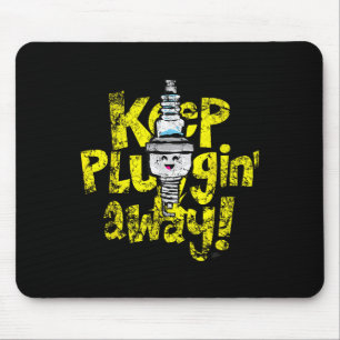 Tapis De Souris Kawaii Bougie d'allumage Conserver le plug-in de d