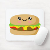 Tapis De Souris Kawaii Burger (Avec souris)