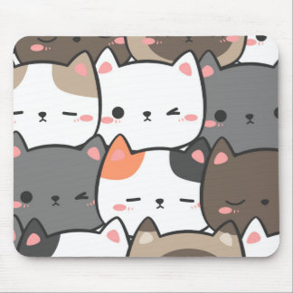 Tapis De Souris Kawaii Chat Pad - Décor De Bureau