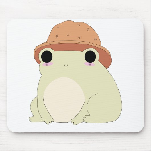 Tapis De Souris Kawaii Chilling Frog Cadeau (Devant)