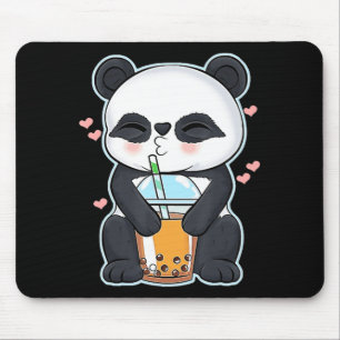 Tapis De Souris Kawaii Cute Anime Panda Boba Buble Tea Otaku Homme