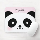Tapis De Souris Kawaii Cute Cartographie Panda Ours Personnalisé N (Avec souris)