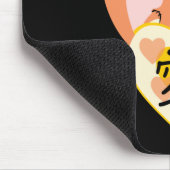 Tapis De Souris Kawaii Foxy Cosplay Love Heart (Coin)