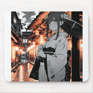 Tapis De Souris KAWAII Japanese Girl Mouse pad