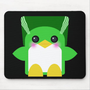 Tapis De Souris Kawaii Manchot Mariée De Frankenstein